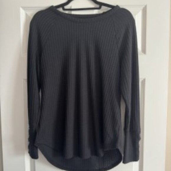 Chaser Long Sleeve Waffle Tee L - Picture 1 of 4